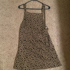 Cheetah overall dress